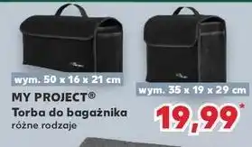 Kaufland Torba do bagażnika 35 x 19 29 cm Myproject oferta