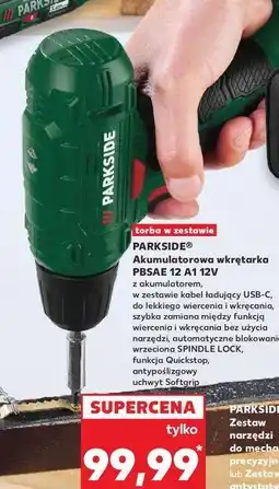 Kaufland Wkrętarka akumulatorowa z udarem 12 v Parkside oferta