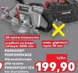 Kaufland Piła ręczna akumulatorowa phksap12a1 12v Parkside oferta