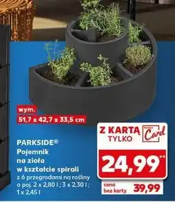 Kaufland Pojemnik na zioła Parkside oferta