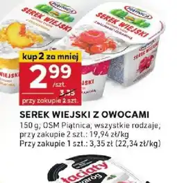 Stokrotka Optima Serek Wiejski z owocami oferta