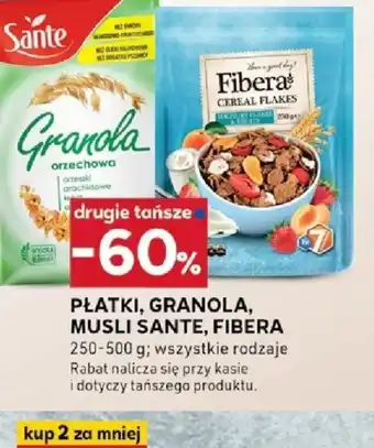 Stokrotka Optima Płatki, Granola, Musli Santé, Fibera oferta