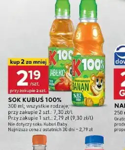 Stokrotka Optima Sok Kubuś 100% oferta