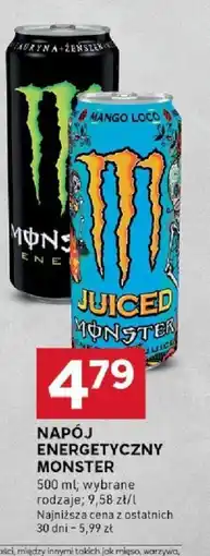 Stokrotka Optima Napój energetyczny Monster oferta