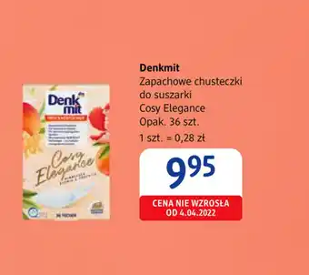 dm drogerie markt Denkmit Zapachowe chusteczki do suszarki Cosy Elegance oferta