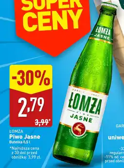 ALDI ŁOMŻA Piwo Jasne oferta