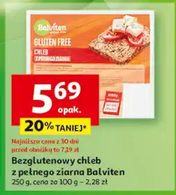 Auchan Chleb bezglutenowy Balviten oferta