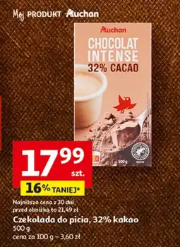 Auchan Czekolada do picia Auchan oferta