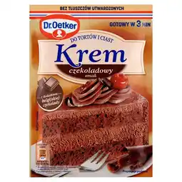 Auchan Dr. Oetker Krem do tortów i ciast czekoladowy smak 127 g oferta