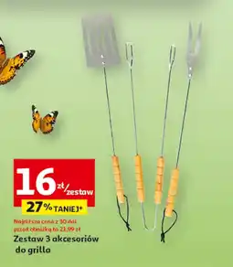 Auchan Zestaw akcesoriów do grilla To ta! oferta