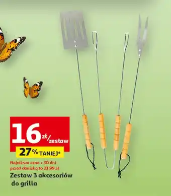 Auchan Zestaw akcesoriów do grilla To ta! oferta