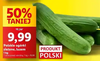 Lidl Ogórek zielony polska oferta