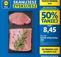 Lidl Schab wieprzowy bez kości Rzeźnik Codzienna Dostawa oferta