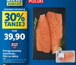 Lidl Pstrąg tęczowy łososiowy Targ Rybny Lidla oferta