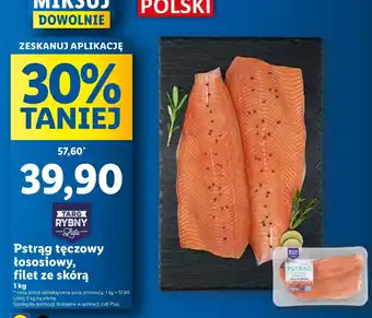 Lidl Pstrąg tęczowy łososiowy Targ Rybny Lidla oferta