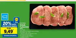 Lidl Schab wieprzowy bez kości plastry Rzeźnik Codzienna Dostawa oferta