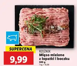 Lidl Mięso mielone z łopatki i boczku Rzeźnik Codzienna Dostawa oferta