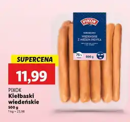 Lidl Kiełbaski wiedeńskie Pikok oferta