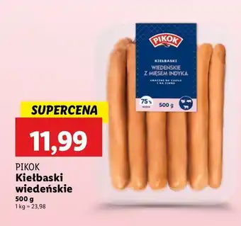 Lidl Kiełbaski wiedeńskie Pikok oferta