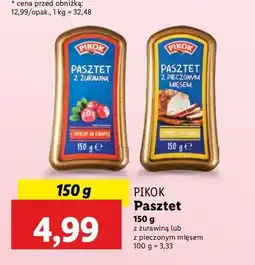 Lidl Pasztet z pieczonym mięsem Pikok oferta