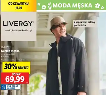 Lidl Kurtka męska m-xl Livergy oferta