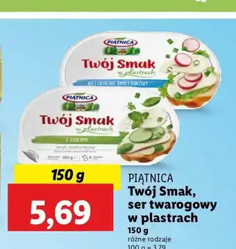 Lidl Serek śmietankowy naturalny Piątnica Twój Smak oferta