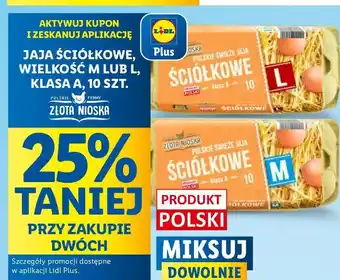 Lidl Jaja ściółkowe kl. l Złota Nioska oferta