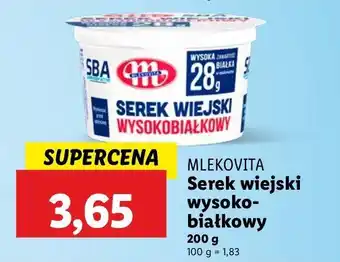 Lidl Serek wiejski Mlekovita Sba oferta