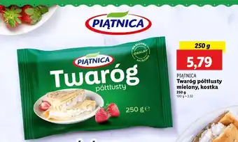 Lidl Twaróg półtłusty mielony kostka Piątnica oferta