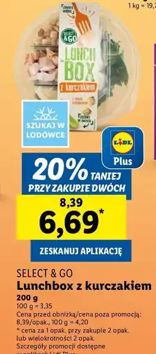 Lidl Lunchbox z kurczakiem Select & Go oferta