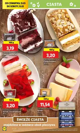 Lidl Ciasto czarny las Chojecki oferta