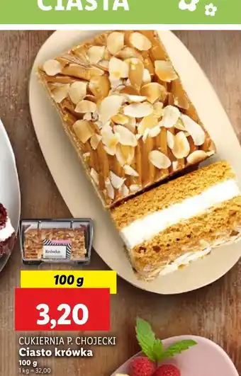 Lidl Ciasto krówka Chojecki oferta