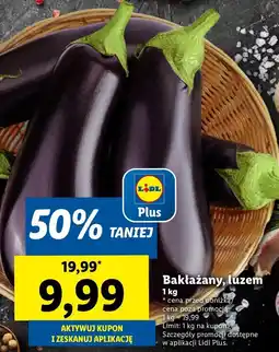Lidl Bakłażan oferta