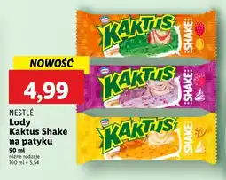 Lidl Lody shake mango Nestle Kaktus oferta