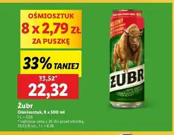 Lidl Piwo Żubr 1768 oferta