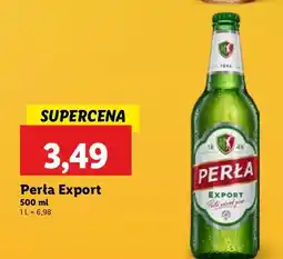 Lidl Piwo Perła Export oferta