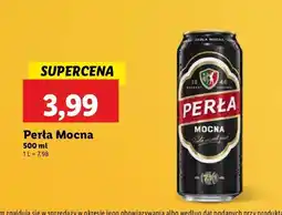 Lidl Piwo Perła Mocna oferta