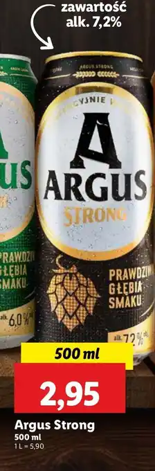 Lidl Piwo Argus Strong oferta