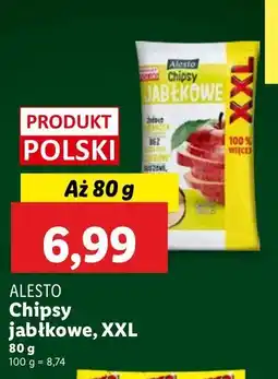 Lidl Chipsy jabłkowe Alesto oferta