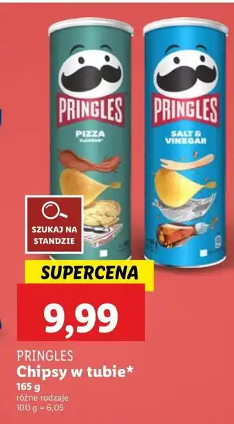 Lidl Chipsy salt & vinegar Pringles oferta