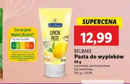 Lidl Pasta cytrynowa Belbake oferta