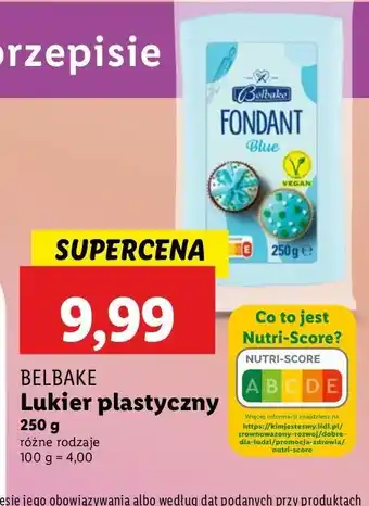 Lidl Lukier plastyczny błękitny Belbake oferta