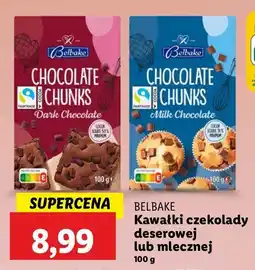 Lidl Kawałki czekolady mlecznej Belbake oferta