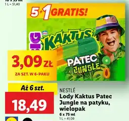 Lidl Lody big jungle patec Nestle Kaktus oferta