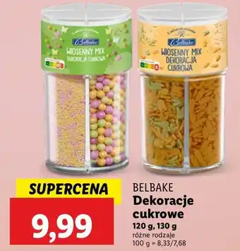 Lidl Posypka wiosenny mix zółty Belbake oferta