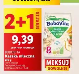 Lidl Kaszka mleczno-zbożowa 4 owoce Bobovita oferta