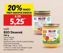 Lidl Deser jabłka z mango i kokosem Hipp oferta