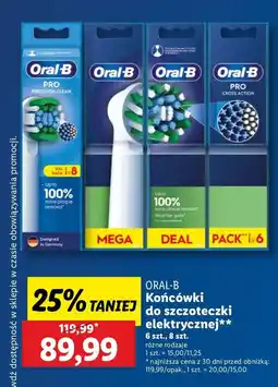 Lidl Końcówki do szczoteczek eb20-8 Oral-B Vitality Precision Clean oferta