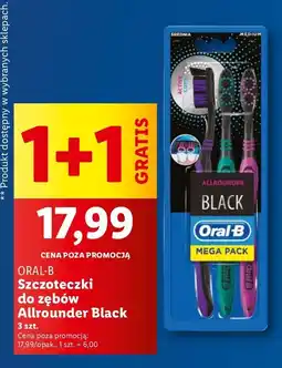 Lidl Szczoteczka do zębów black medium Oral-B Allrounder oferta