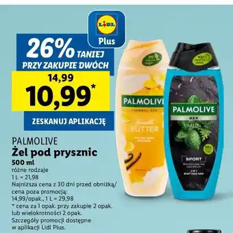 Lidl Żel pod prysznic sport Palmolive For Men oferta